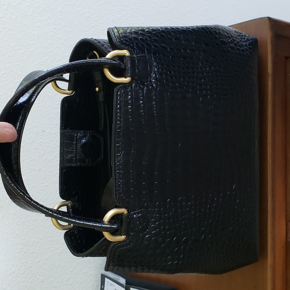 Emporio Armani St. Cocco Lucido Leather Shopping Tote - Picture 3 of 16